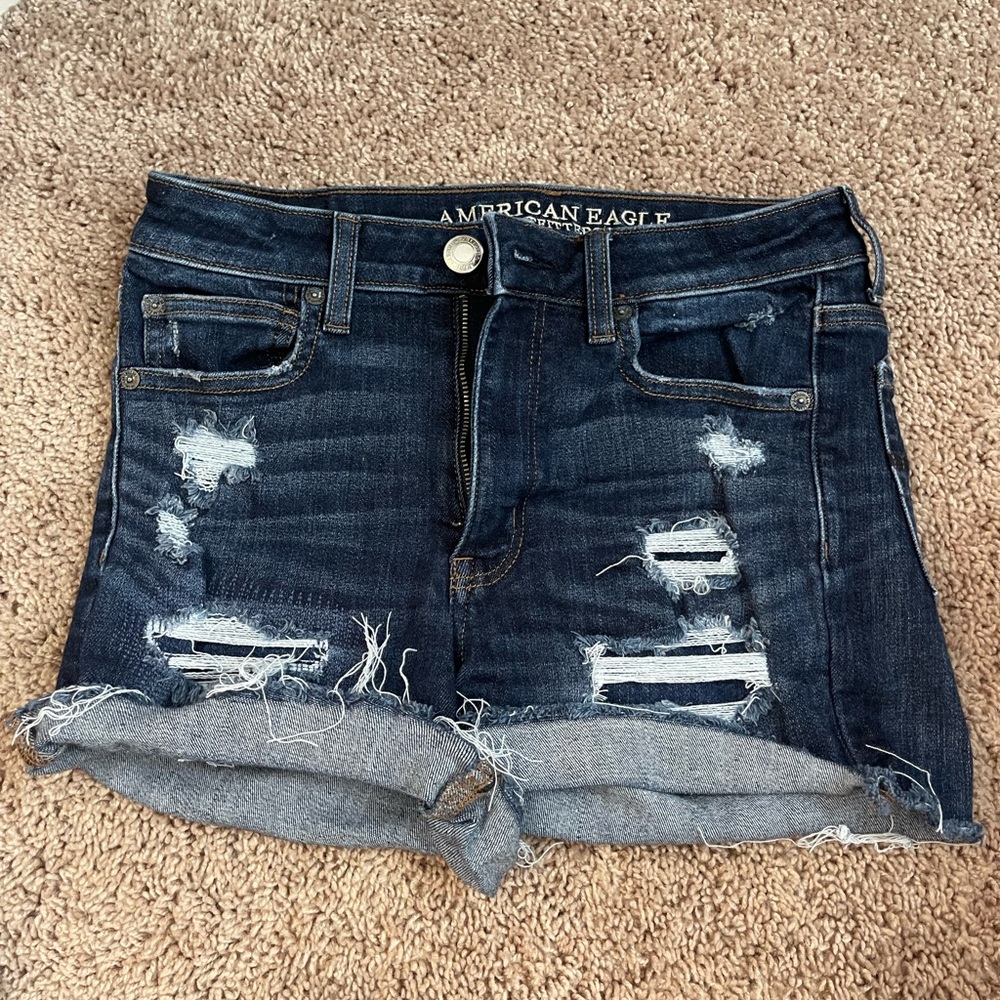 Dark Wash Jean Shorts